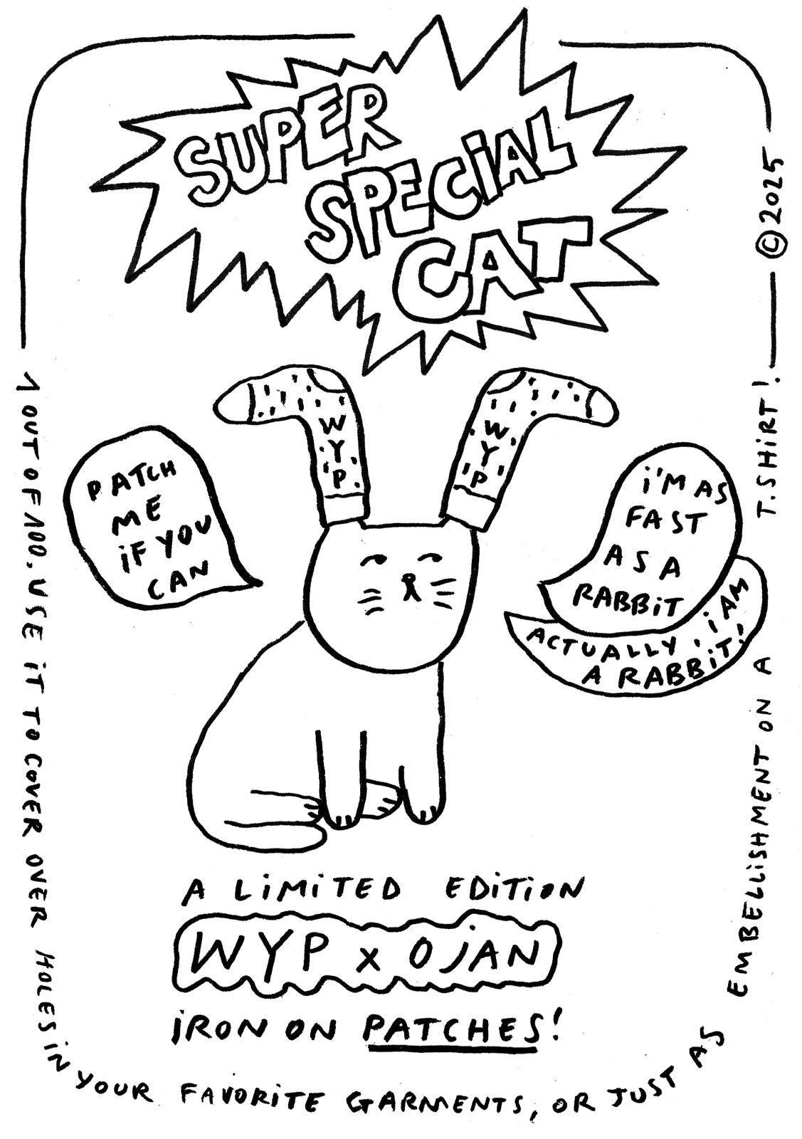 WYP X OJAN CAT PATCHES