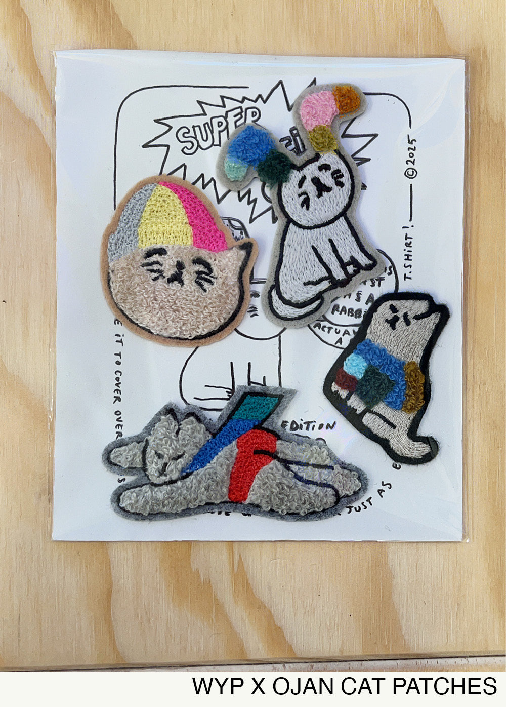 WYP X OJAN CAT PATCHES