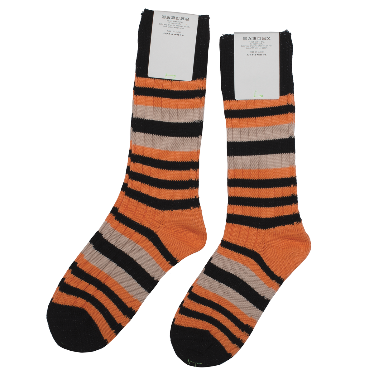WYP HOiSUM RIB SOCKS - ORANGE