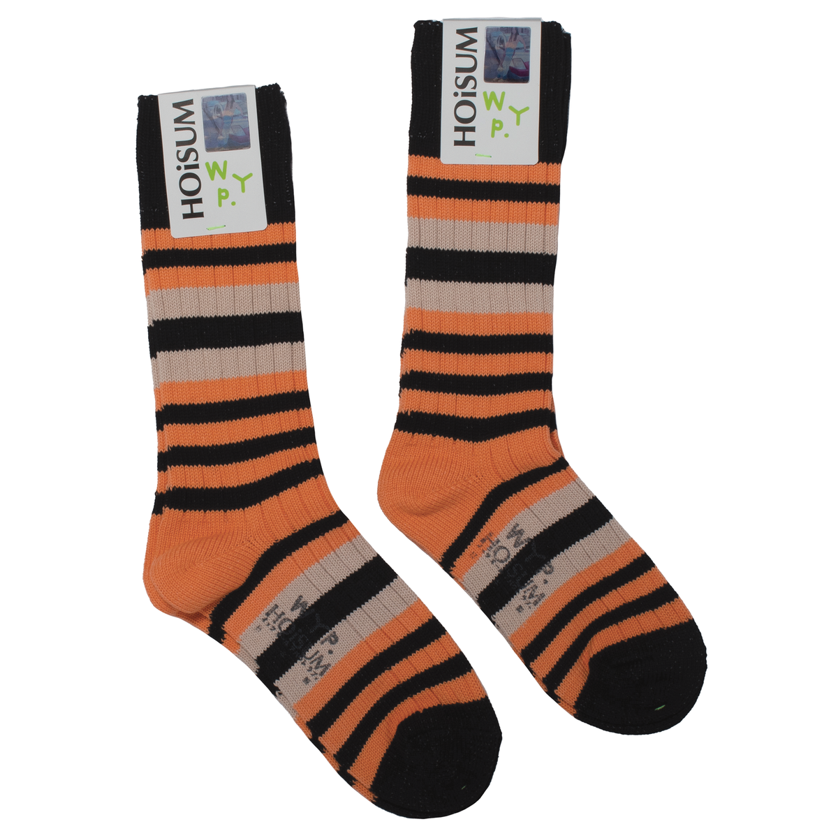 WYP HOiSUM RIB SOCKS - ORANGE