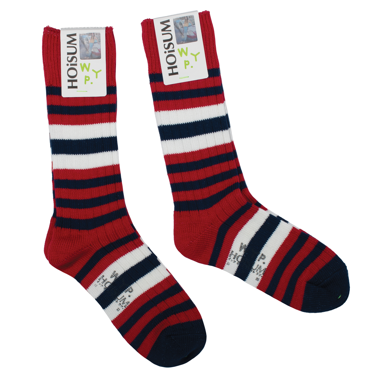 WYP HOiSUM RIB SOCKS - RED