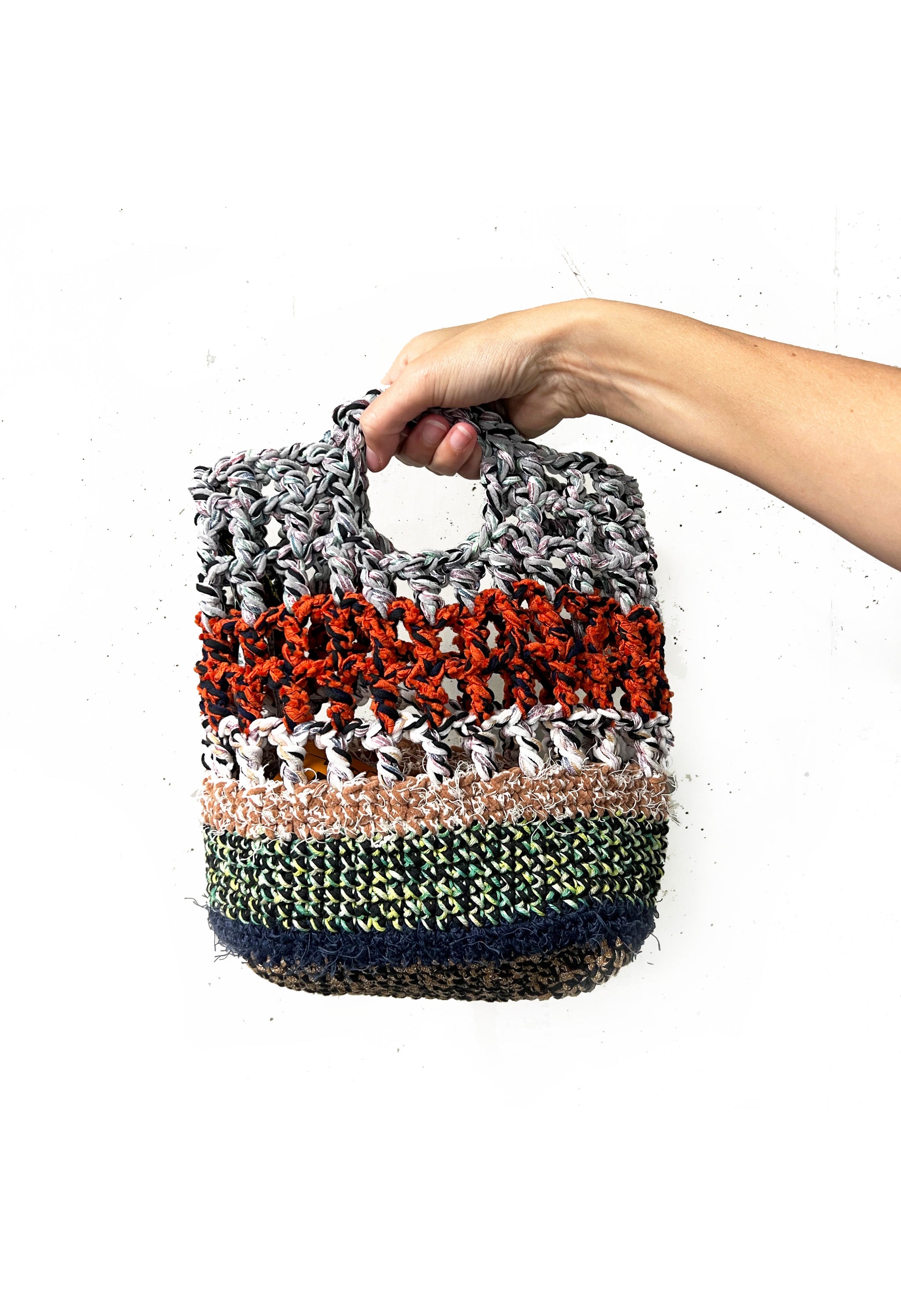 small handbag made by hand 